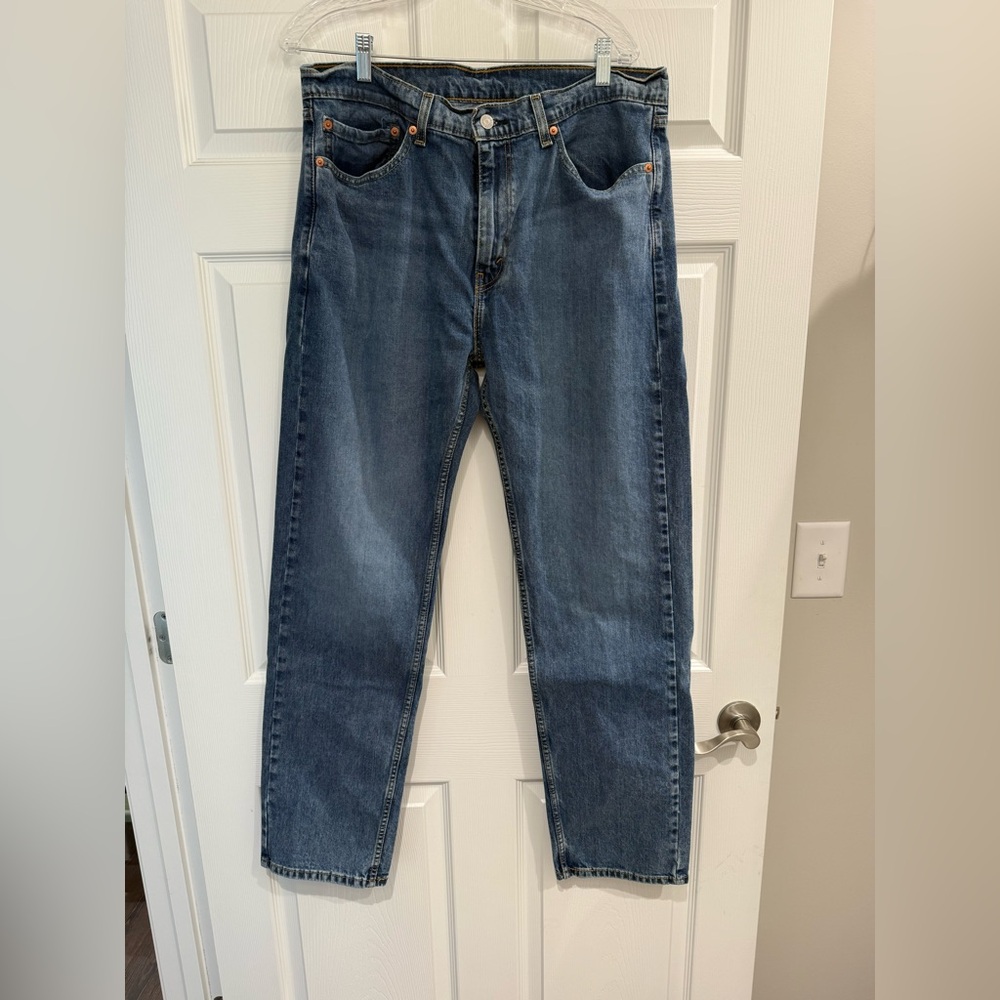 Levi's 505 Men's Jeans 36x34 Medium Wash Denim Jeans Straight fit